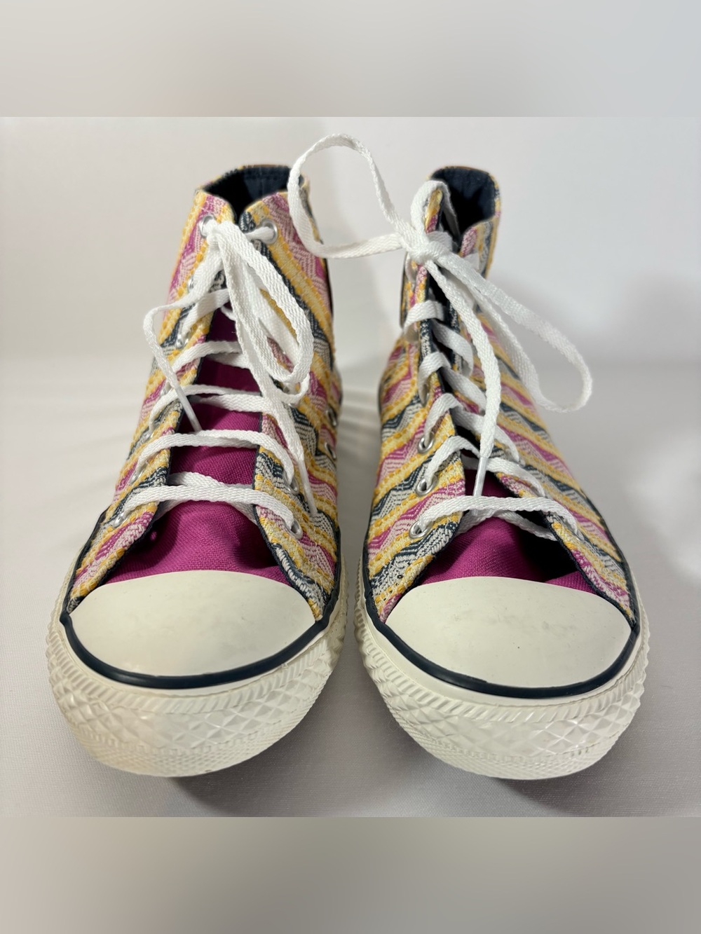 Converse Chuck Taylor All Star Aztec Tribal High Top Sneakers Boho size 5